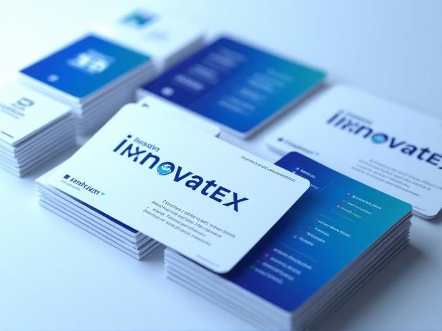 Brand identity design for InnovateX, a Malaysian tech startup